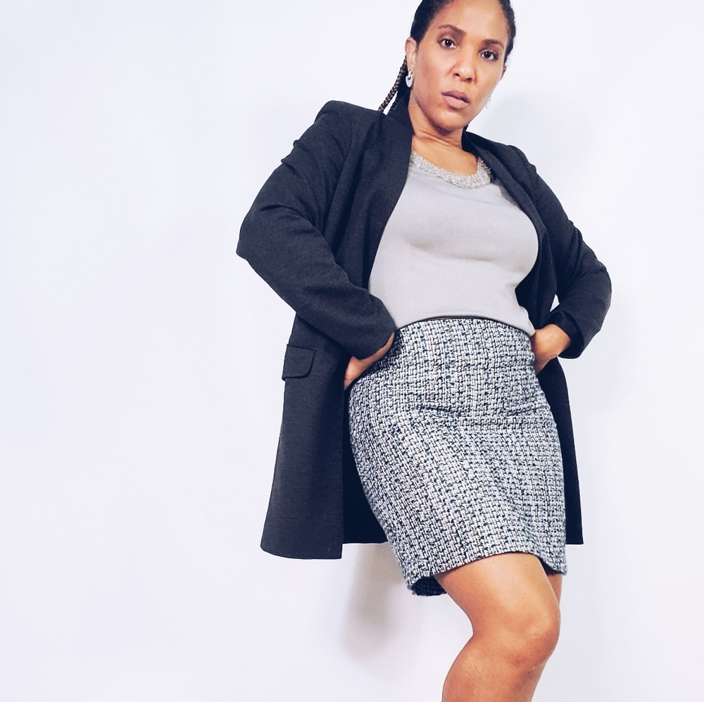 Tweed Mini Skirt - Picture 2 of 9